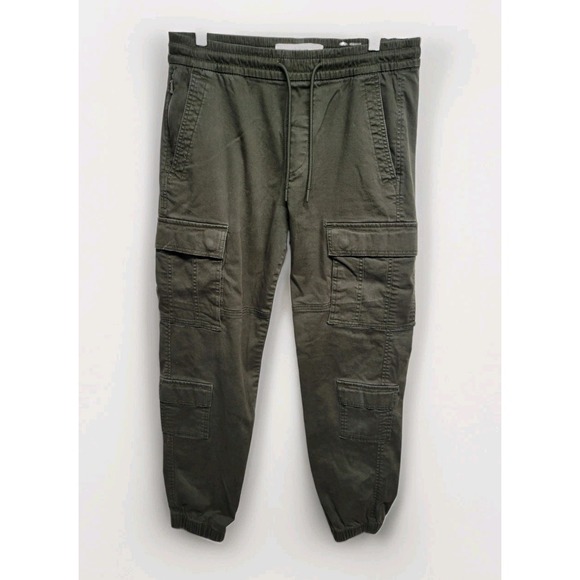 Hollister Pants - Hollister Womens Army Green Cargo Drawstring Joggers Small